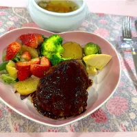 バレンタインDayのお夕飯は毎年恒例のハンバーグ…毎年♡にならない😅|Seikoさん