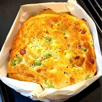 真夜中のフォカッチャ①枝豆ソーセージチーズフォカッチャ| o-kazuさん