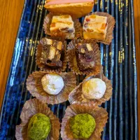 2026バレンタイン  　チーズホワイト生チョコ2種（抹茶、粉糖）フルーツバー2種（チョコ、ホワイトチョコ）いちご生チョコチョコサンド|きょうちゃんさん