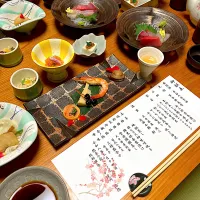 部屋食お夕飯👘♨️|さくたえさん