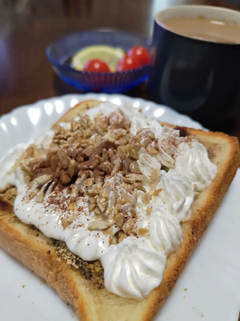 ホイップでデザートトースト|macchinaさん