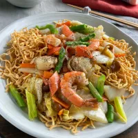 海鮮餡かけかた焼きそば| スイーツポテトさん