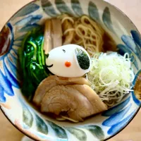 ラーメン　スヌーピーのゆでたまごのせ|jarinkoさん