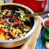 #明太子石焼きご飯