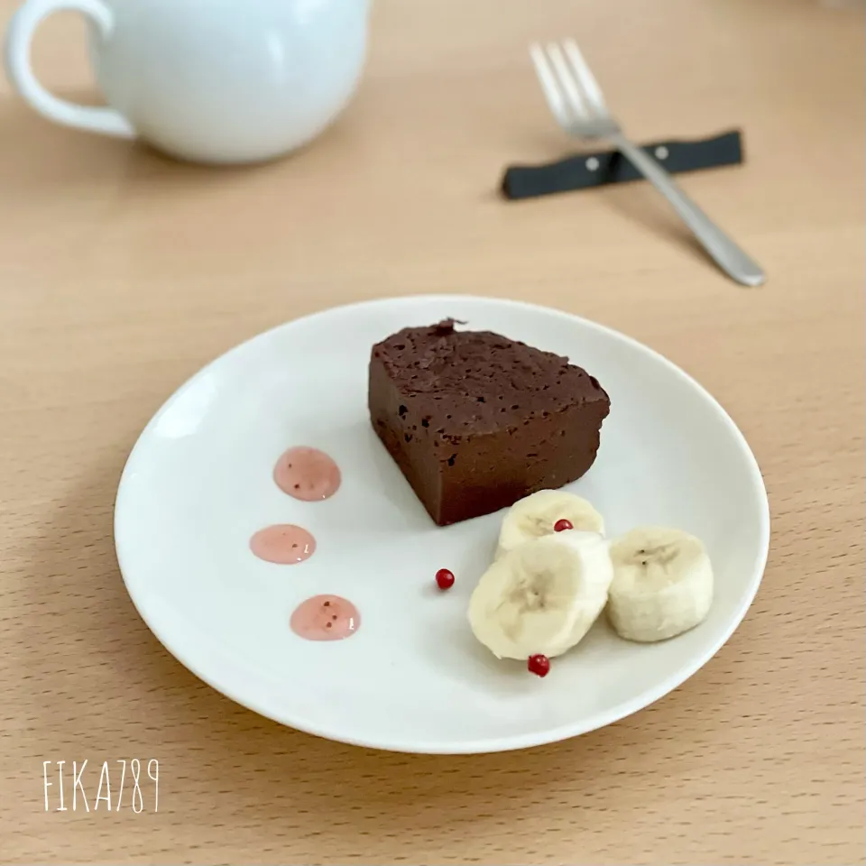 甘さ控えめ ヘルシーチョコケーキ|FIKA789さん