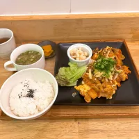 豚キムチーズ定食| ちゃみこさん