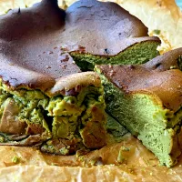 抹茶バスクチーズケーキ|まなまな♡さん