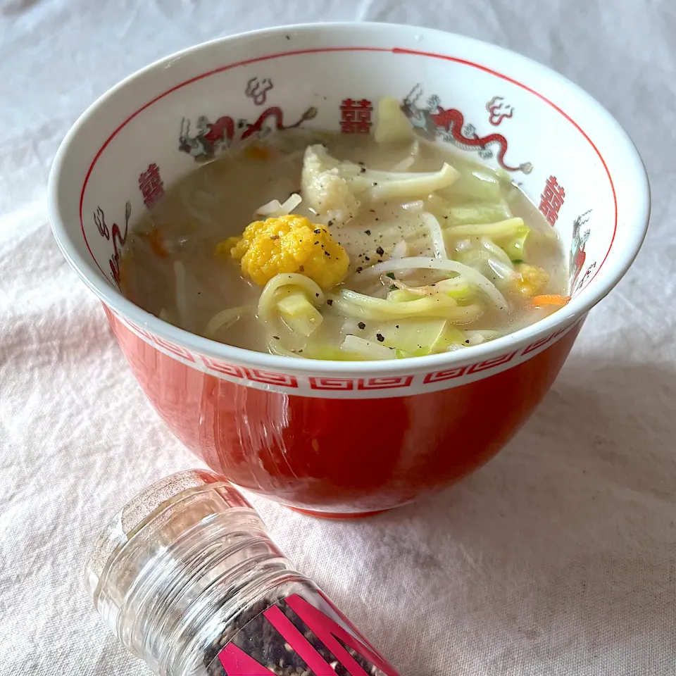 ちゃんぽんに黒胡椒|かっちゃん杉さん