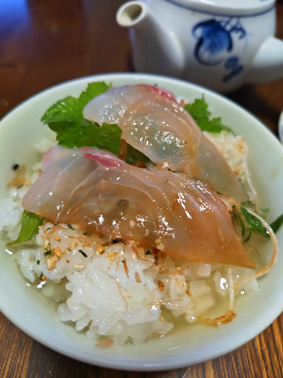 漬け丼風の茶漬け(2026.02.06)|ひつジィ(macchinaの父)さん