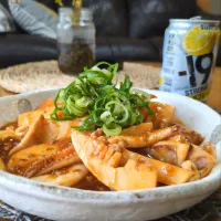 麻婆ｲｶ筍|まりおさん