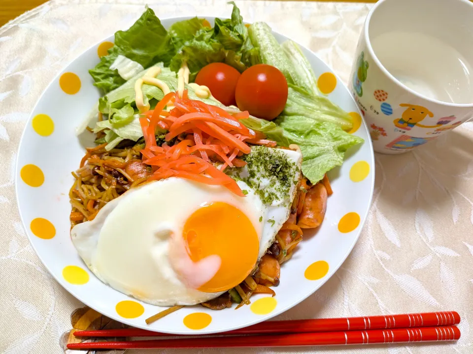 2/16の夕食　焼きそば|卯月さん