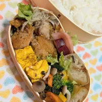 本日のお弁当〜残り物リメイク弁当|f.1125beさん