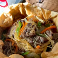 蒸籠でチャプチェ♨️|9421beruさん