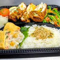 🍱🐓ささみ大葉チーズフライ弁当🧀🍱|TakeBooさん