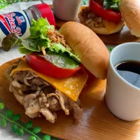 スパイシー焼き肉バーガー