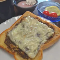 ようかんミルクプリンときな粉チーズトースト|macchinaさん