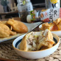 白菜と豚ひき肉の巾着煮|まりおさん