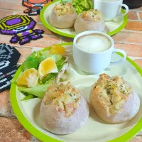 ベーコンポテトチーズパン|みったんさん