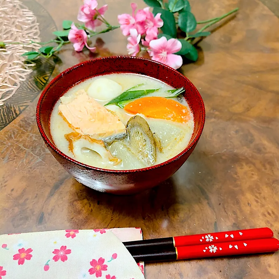 鮭の粕汁|ショコラさん