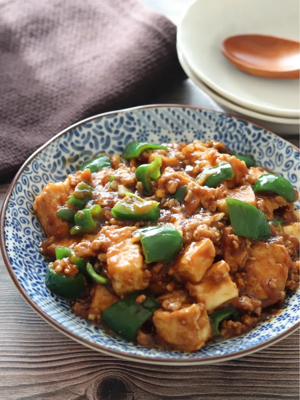 🆔518498                                                                #絹揚げとピーマンの回鍋肉風とろみ炒め 💕|ともきーた (伊藤 智子)さん