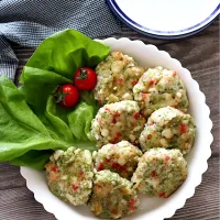 🆔429852                                                              #はんぺんと絹揚げでふわふわ丸め焼き 💕|ともきーた (伊藤 智子)さん