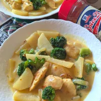 ささみと大根とブロッコリーのカレー豆乳煮|fumfumさん