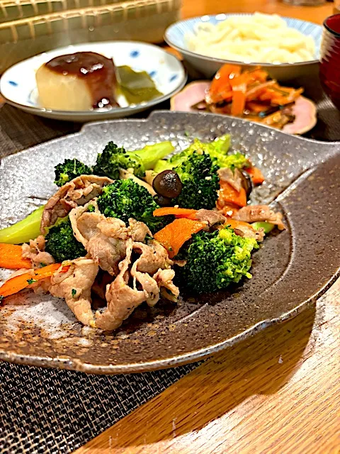 野菜炒め、ふろふき大根|いちごさん