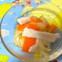 セロリとイカのマリネ|もーやんさん