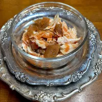 ササミ　明太子　数の子松前漬け和え|henryさん