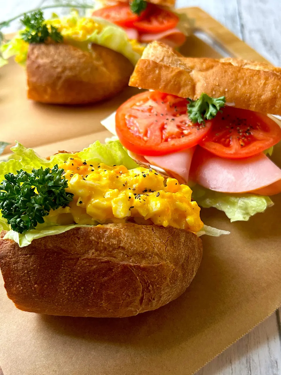 【誤差あり弁当】バゲットサンド🥪|まなまな♡さん