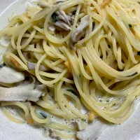 お茶漬けでクリームパスタ|🐶たぬとんキッチンさん