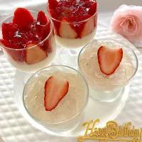 cherry🍒さんの料理 いちごのパンナコッタ