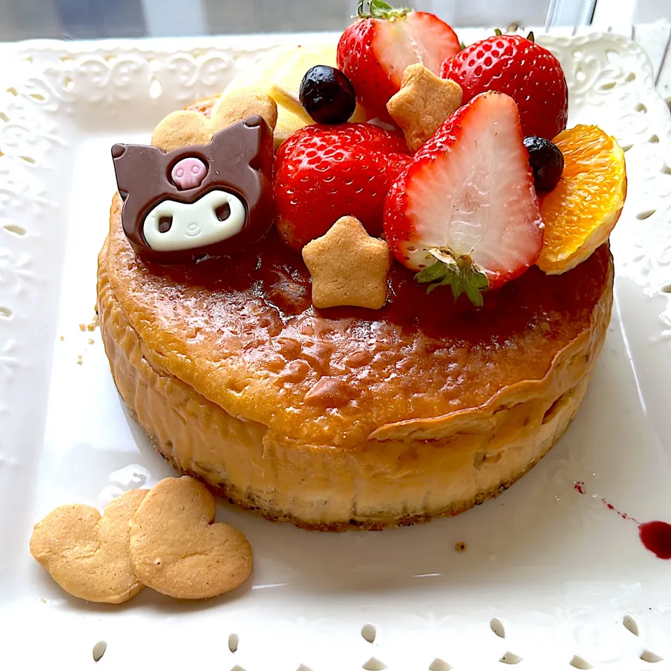 アップルキャラメルチーズケーキ|ルルさん