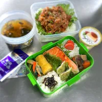 R8.2/18 ㈬  ·͜·♡ 今日のお弁当 👨🏻‍🍳|hamakoさん