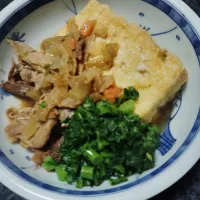 厚揚げと豚肉野菜かけ|由紀子さん