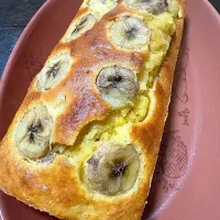 キャラメルバナナケーキ