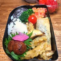 🌼揚げ物弁当🌼*･| ゆきさんさん
