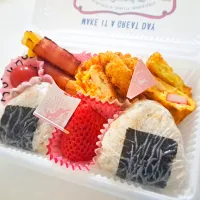 娘ちゃん👧お弁当🍱| プリン☆さん