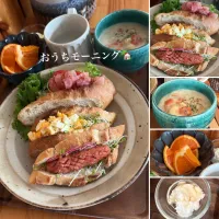 おうちモーニング🏡|marksweetsさん