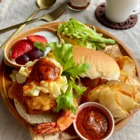 モホピコンdeエビフライバーガー|スイーツポテトさん