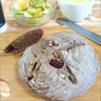 クランベリーと胡桃のショコラカンパーニュ| みったんさん