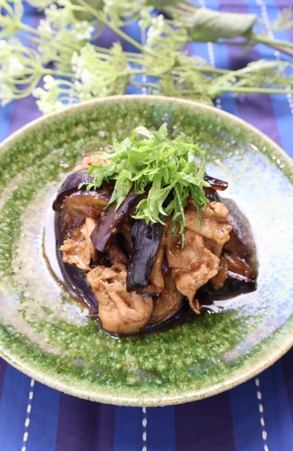 豚肉とナスのポン酢照り焼き|めいめいさん