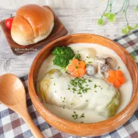 ロールキャベツのミルク煮|ゆずぽんさん