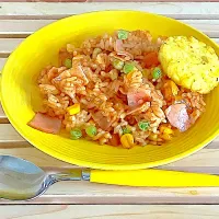 娘の朝食|akopeko ◡̈⋆さん