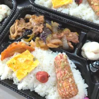 ナスの黒酢炒め弁当|景子さん