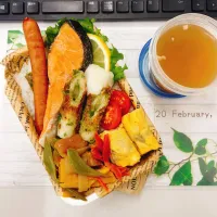 ⓜⓔⓝⓤ🥢しゃけ海苔弁当🍱