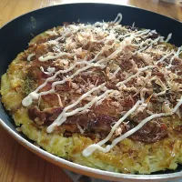 キャベツたっぷりアルモンデお好み焼き|とまと🍅さん