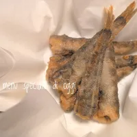 頂いたメヒカリの唐揚げ　お好み焼きの粉で|かずさんさん