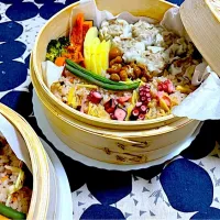 せいろ蒸し  たこ飯