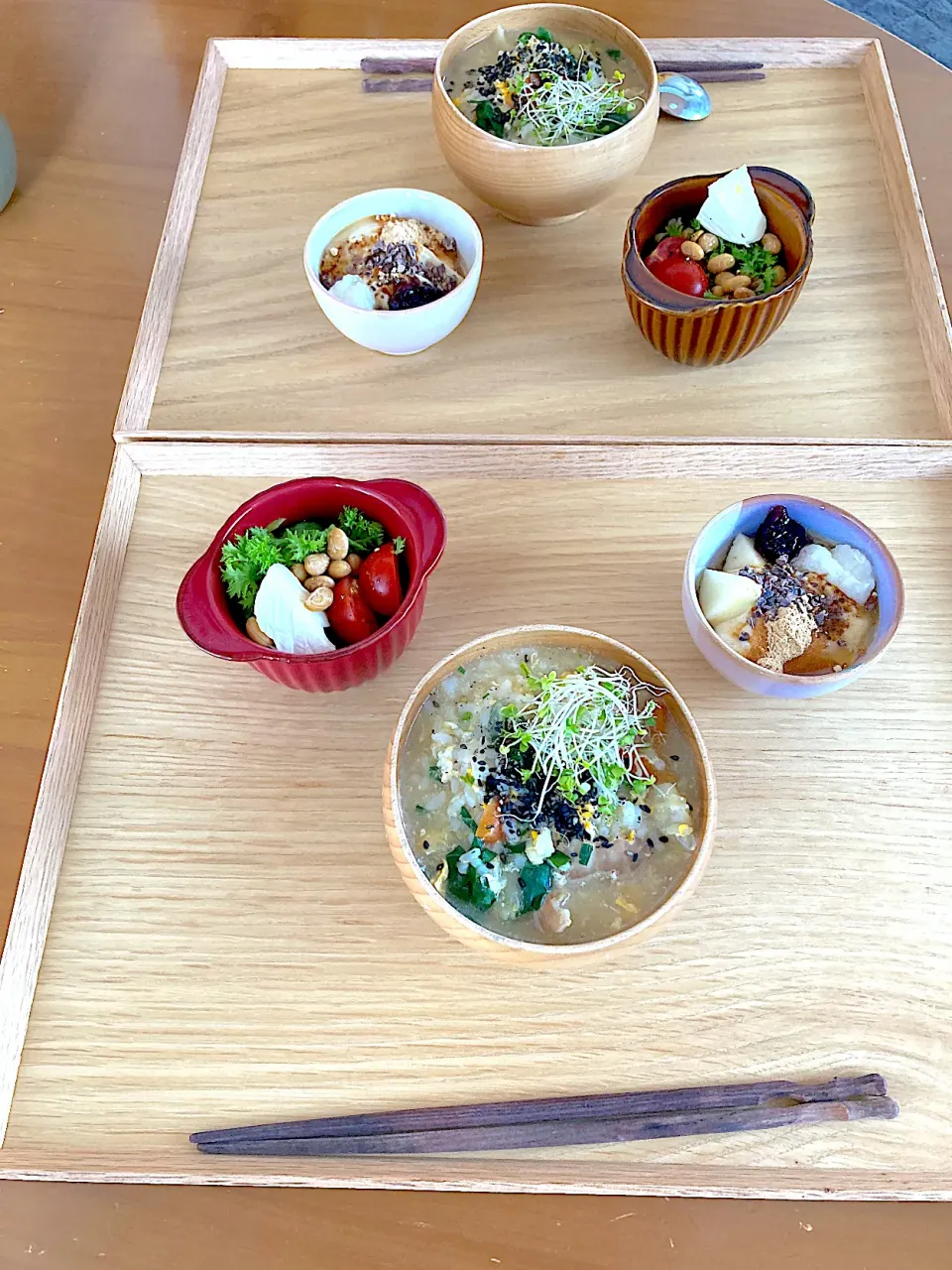 朝の雑炊🥣|さくたえさん